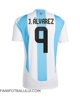 Argentina Julian Alvarez #9 Tricou Fotbal Replică Copa America 2024 Barbati Acasa